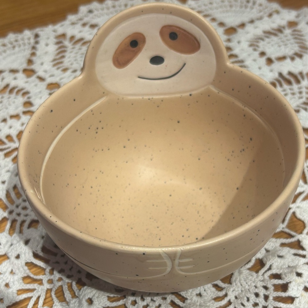 Urban outfitters sloth cereal bowl